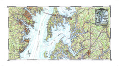 A General Plan of the Chesapeake Bay - Middle River to Sandy Point